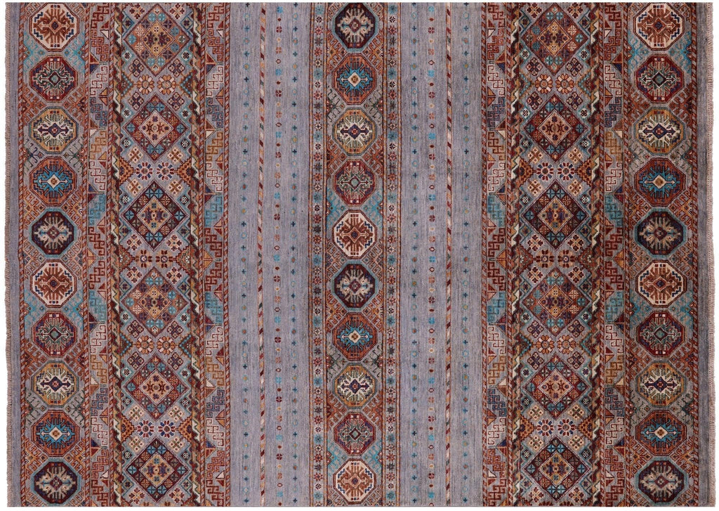 Super Kazak Khorjin Hand-Knotted Wool Rug - Manhattan Rugs