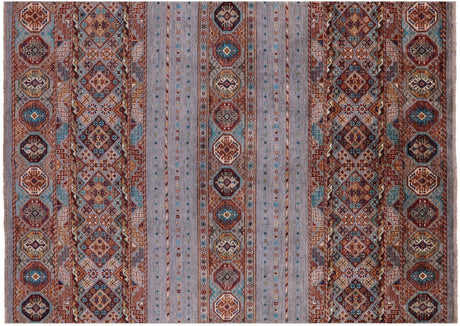 Super Kazak Khorjin Hand-Knotted Wool Rug - Manhattan Rugs