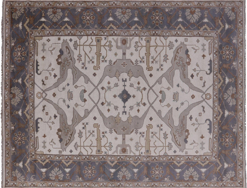 Turkish Oushak Handmade Wool Area Rug - Manhattan Rugs