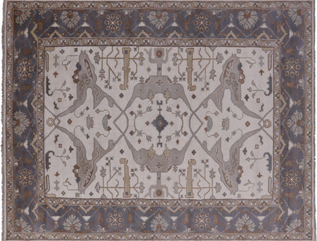 Turkish Oushak Handmade Wool Area Rug - Manhattan Rugs