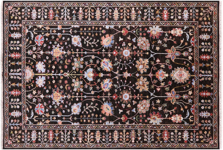 Persian Tabriz Hand Knotted Wool Rug - Manhattan Rugs