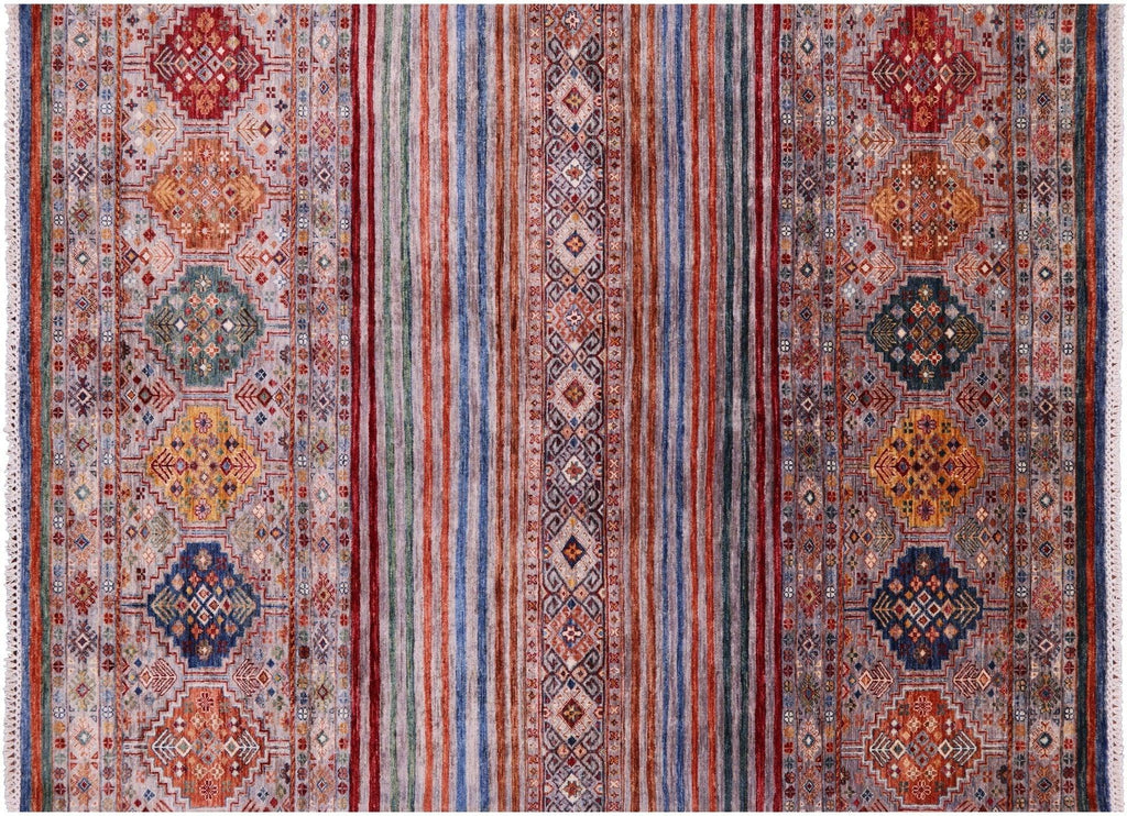 Super Kazak Khorjin Hand Knotted Wool Rug - Manhattan Rugs