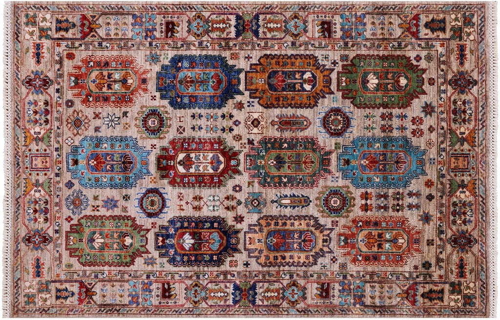 Fine Turkmen Ersari Handmade Wool Rug - Manhattan Rugs