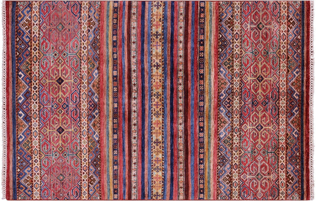 Khorjin Super Kazak Hand-Knotted Wool Rug - Manhattan Rugs