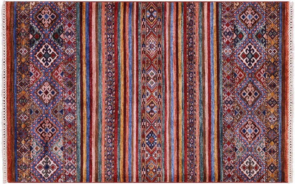 Khorjin Super Kazak Hand Knotted Wool Rug - Manhattan Rugs