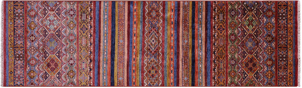 Runner Super Kazak Khorjin Handmade Wool Rug - Manhattan Rugs