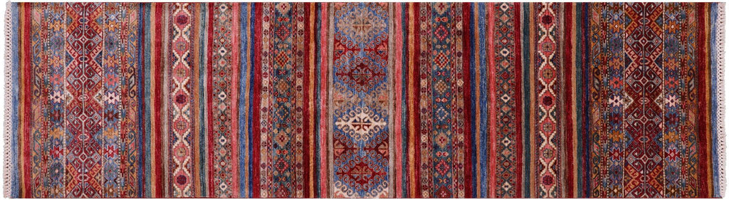Khorjin Super Kazak Handmade Wool Runner Rug - Manhattan Rugs