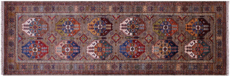 Runner Handmade Fine Turkmen Wool Rug - Manhattan Rugs