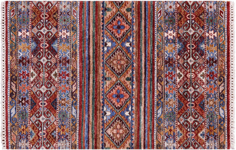 Khorjin Super Kazak Handmade Wool Rug - Manhattan Rugs