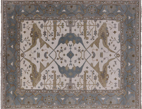 Oushak Hand Knotted Wool Area Rug - Manhattan Rugs