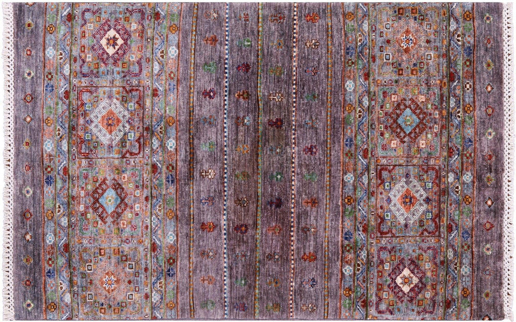 Handmade Khorjin Super Kazak Wool Rug - Manhattan Rugs