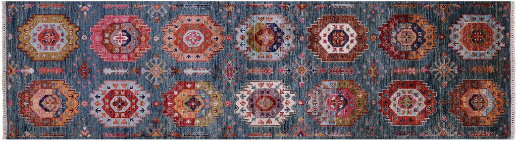 Runner Handmade Fine Turkmen Wool Rug - Manhattan Rugs