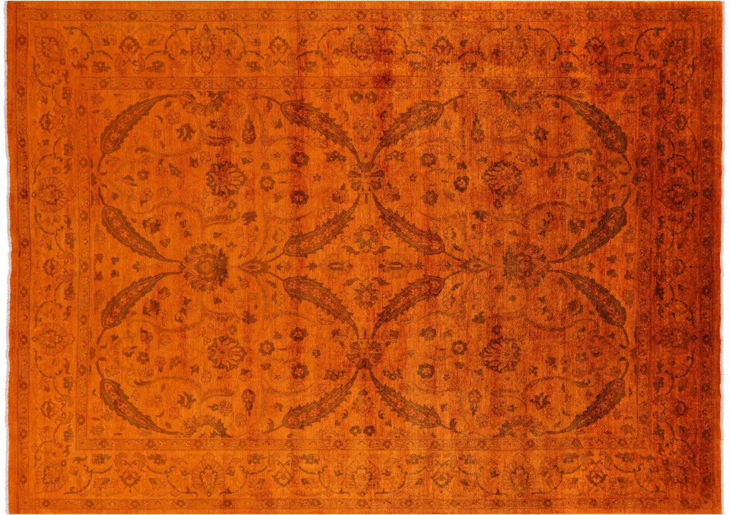 Persian Tabriz  Hand-Knotted Wool Rug - Manhattan Rugs