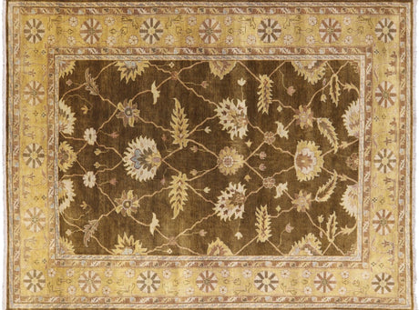 Oushak Hand Knotted Wool Area Rug - Manhattan Rugs