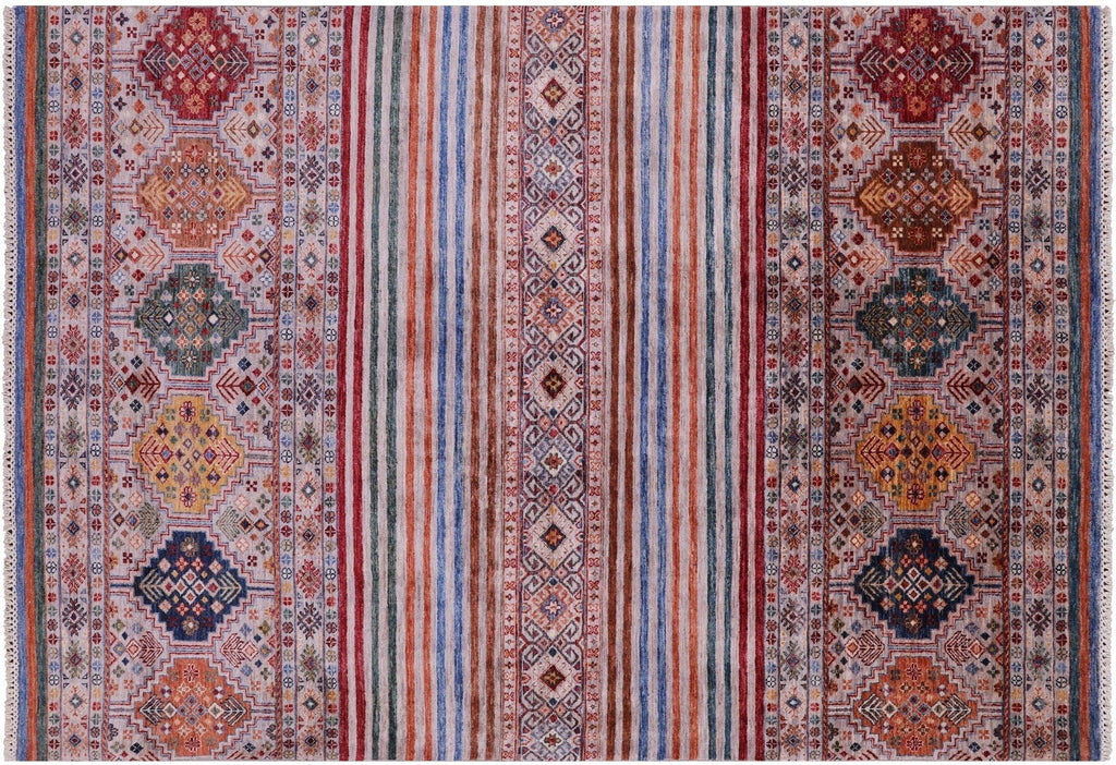 Khorjin Super Kazak Hand-Knotted Wool Rug - Manhattan Rugs
