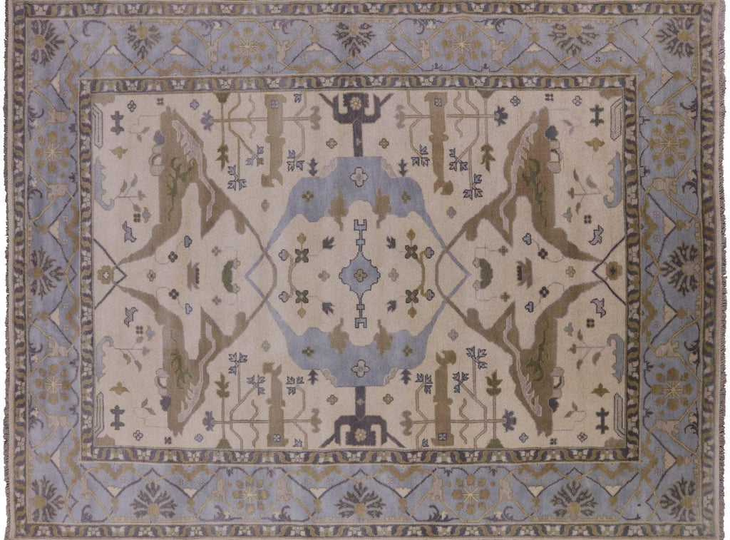 Turkish Oushak Hand Knotted Rug - Manhattan Rugs