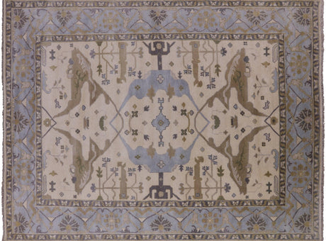Turkish Oushak Hand Knotted Rug - Manhattan Rugs