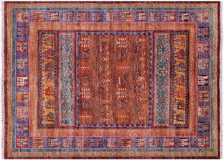Persian Gabbeh Tribal Hand Knotted Wool Rug - Manhattan Rugs