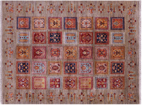 Handmade Persian Garden Design Wool Rug - Manhattan Rugs