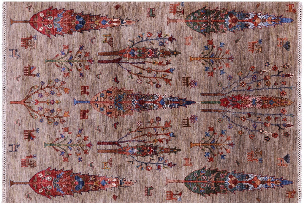 Tribal Persian Gabbeh Hand Knotted Rug - Manhattan Rugs