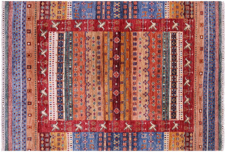 Tribal Persian Gabbeh Handmade Wool Rug - Manhattan Rugs