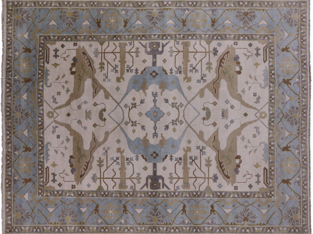 Oushak Hand Knotted Rug - Manhattan Rugs