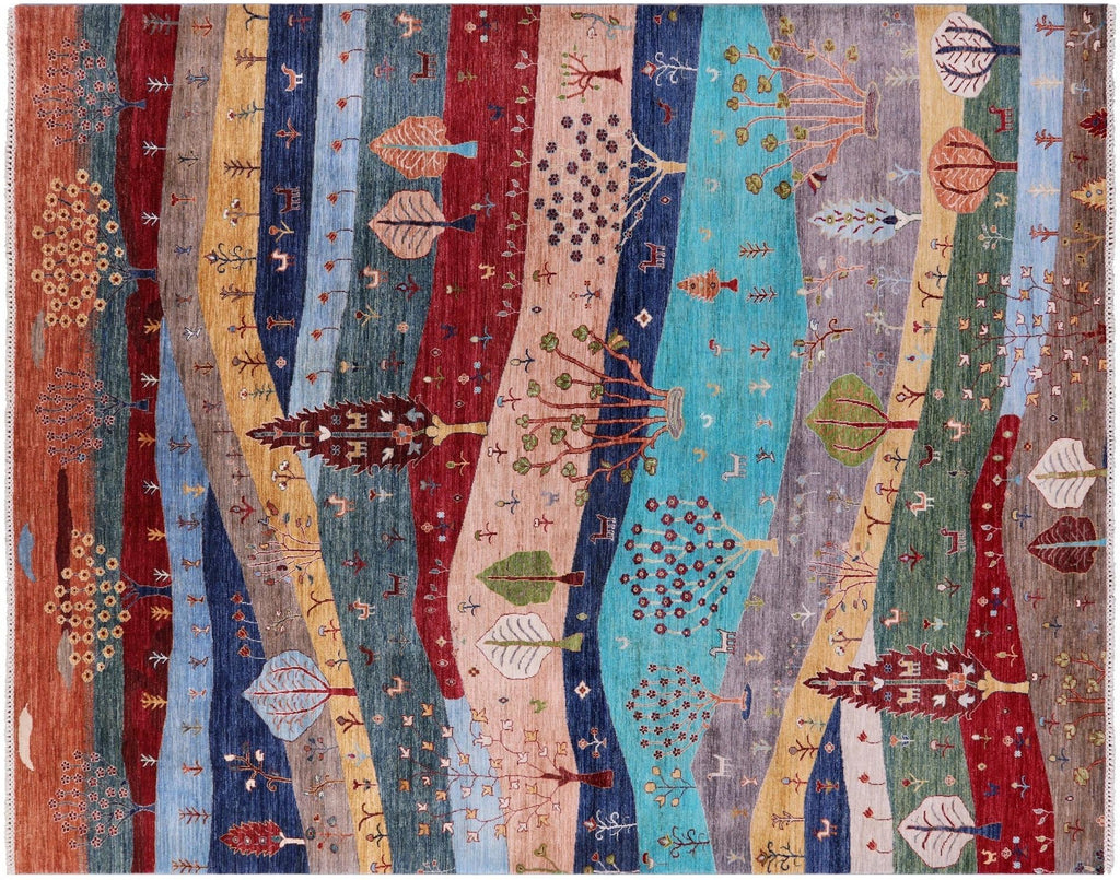 Tribal Persian Gabbeh Hand Knotted Rug - Manhattan Rugs