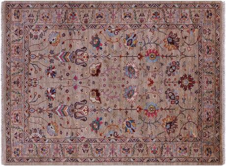 Persian Tabriz Hand Knotted Wool Rug - Manhattan Rugs