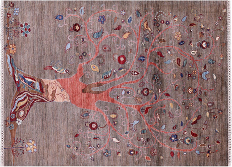 Tribal Persian Gabbeh Handmade Wool Rug - Manhattan Rugs