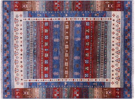 Persian Gabbeh Tribal Handmade Wool Rug - Manhattan Rugs
