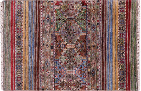 Super Kazak Khorjin Handmade Wool Rug - Manhattan Rugs