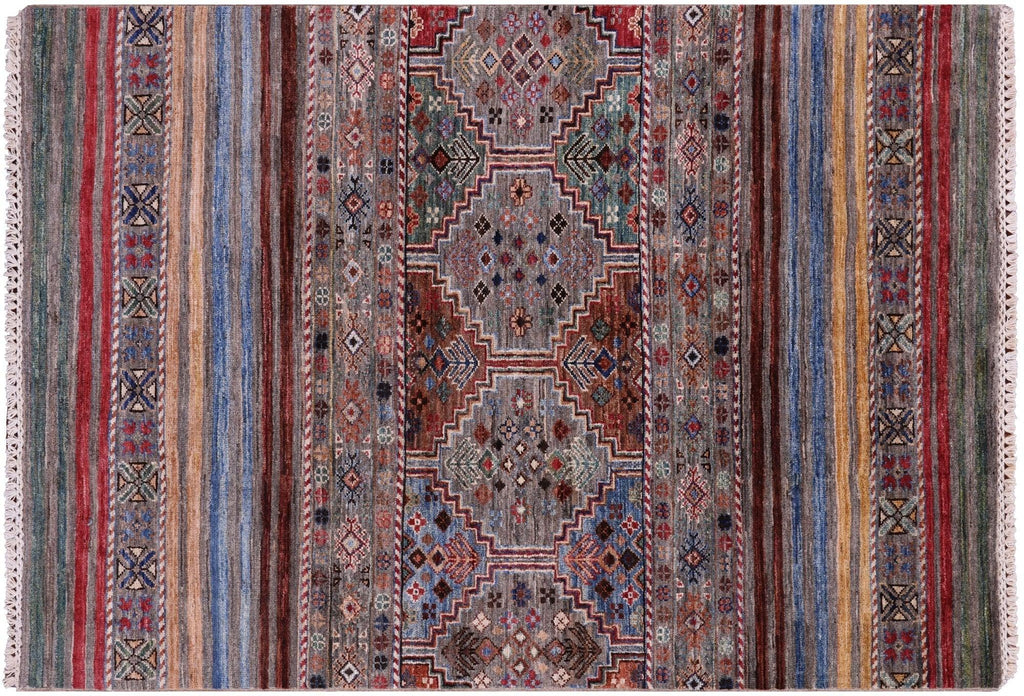 Super Kazak Khorjin Handmade Wool Rug - Manhattan Rugs