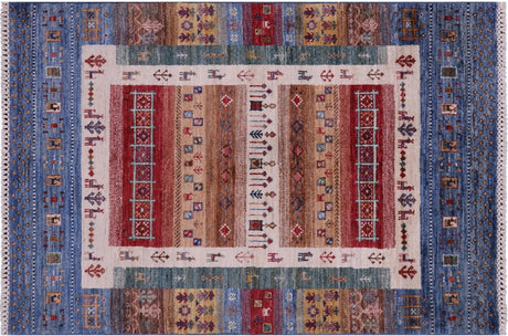 Tribal Persian Gabbeh Hand Knotted Rug - Manhattan Rugs