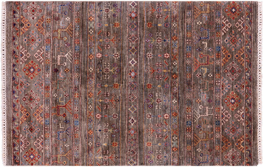 Handmade Tribal Persian Gabbeh Wool Rug - Manhattan Rugs