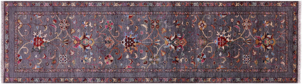 Runner Persian Tabriz Hand Knotted Wool Rug - Manhattan Rugs