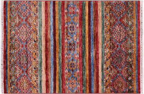 Super Kazak Khorjin Hand Knotted Wool Rug - Manhattan Rugs