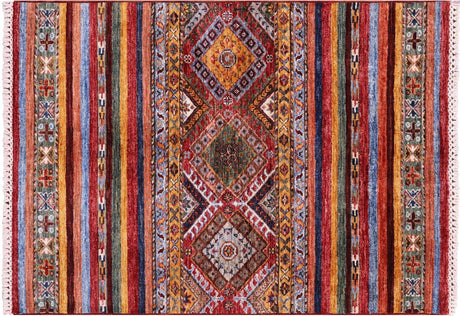 Super Kazak Khorjin Hand Knotted Wool Rug - Manhattan Rugs
