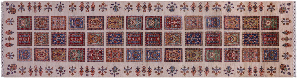 Runner Persian Garden Design Handmade Rug - Manhattan Rugs