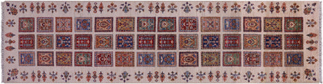 Runner Persian Garden Design Handmade Rug - Manhattan Rugs
