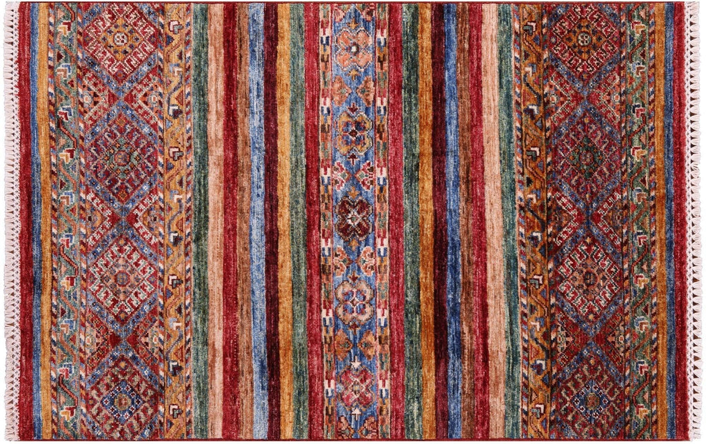 Super Kazak Khorjin Handmade Wool Rug - Manhattan Rugs