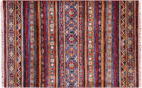 Super Kazak Khorjin Hand Knotted Rug - Manhattan Rugs