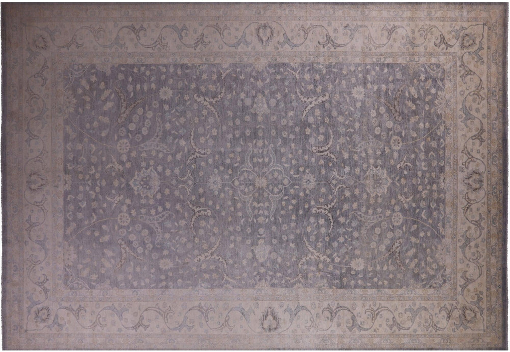 Turkish Oushak Hand-Knotted Wool Rug - Manhattan Rugs