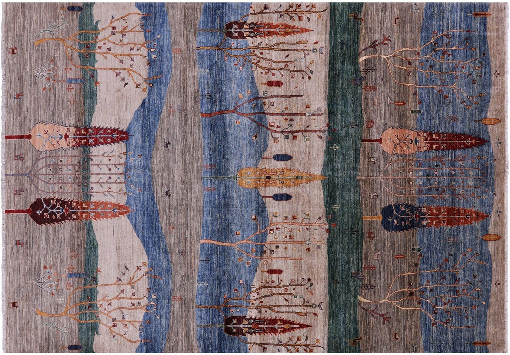 Persian Gabbeh Tribal Handmade Wool Rug - Manhattan Rugs