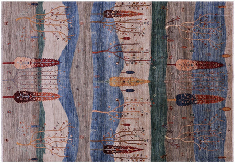 Persian Gabbeh Tribal Handmade Wool Rug - Manhattan Rugs