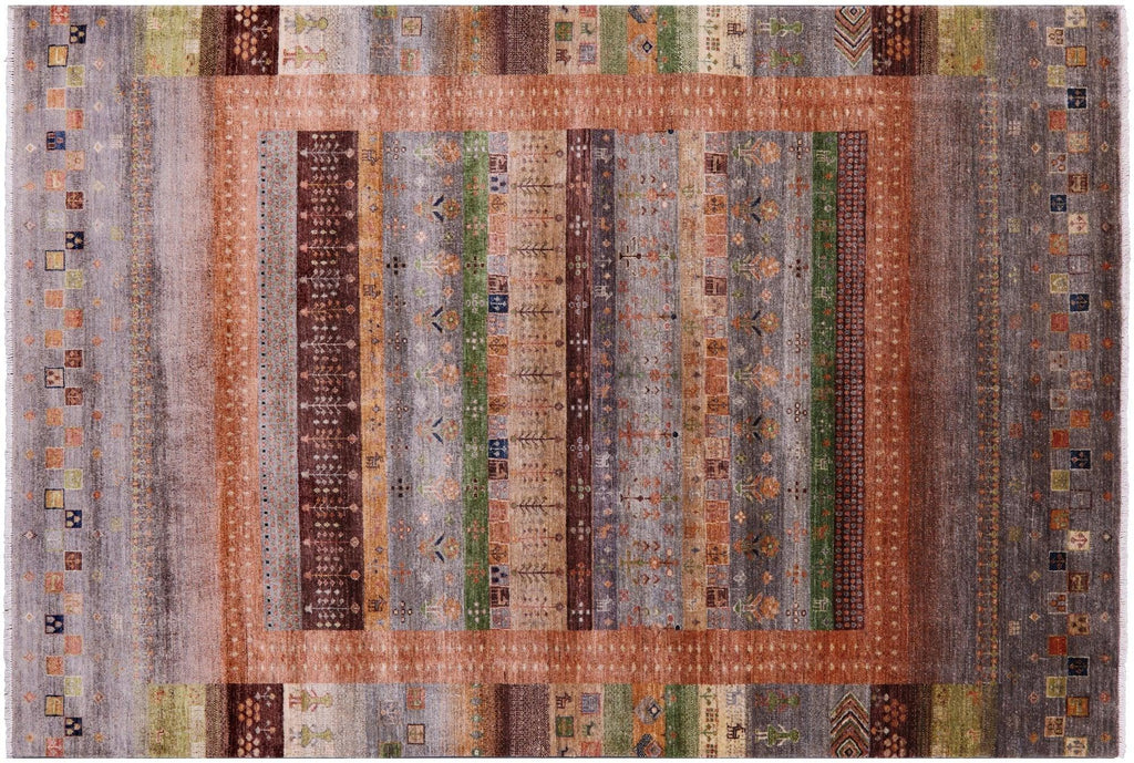 Tribal Persian Gabbeh Handmade Wool Rug - Manhattan Rugs