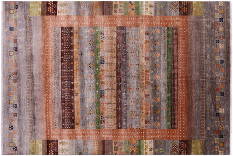 Tribal Persian Gabbeh Handmade Wool Rug - Manhattan Rugs