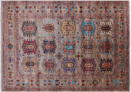 Fine Turkmen Ersari Hand-Knotted Wool Rug - Manhattan Rugs