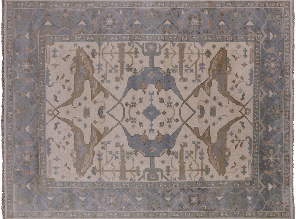 Oushak Handmade Wool Area Rug - Manhattan Rugs