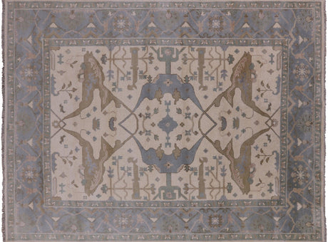Oushak Handmade Wool Area Rug - Manhattan Rugs