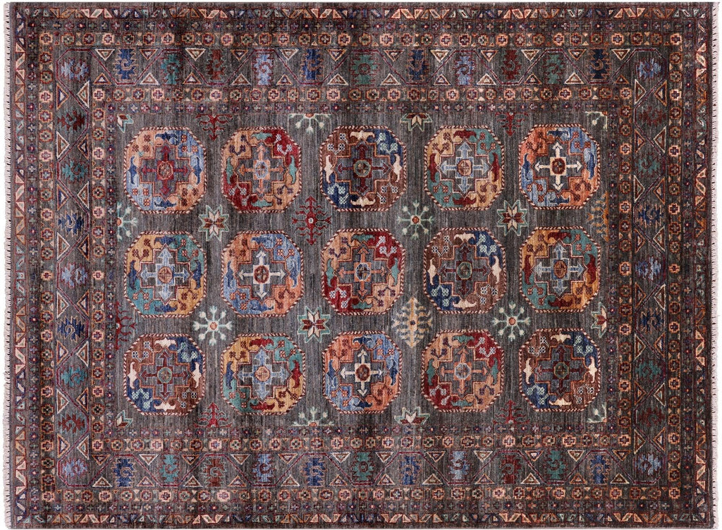 Hand Knotted Super Turkmen  Ersari Wool Rug - Manhattan Rugs